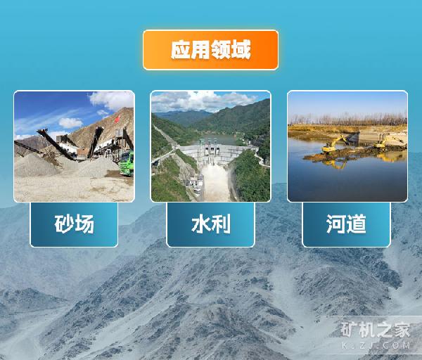 无轴100－300筛砂机应用领域
