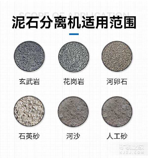 泥石分离机适用范围