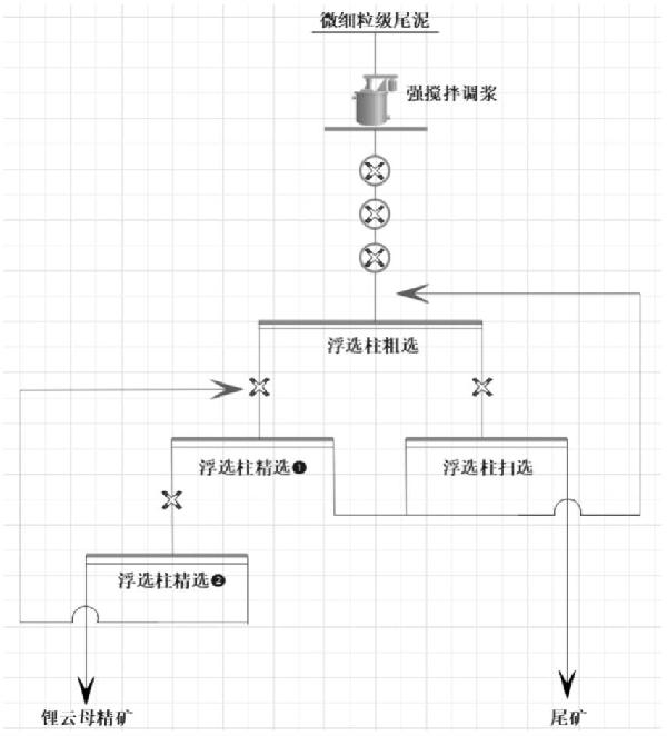 从尾泥中回收微细粒级锂云母的选矿方法与流程