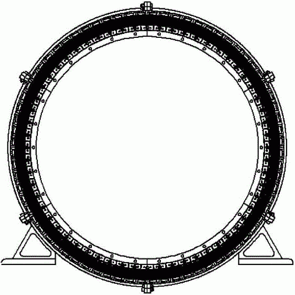 环形永磁无齿轮球磨机直驱电机的制作方法