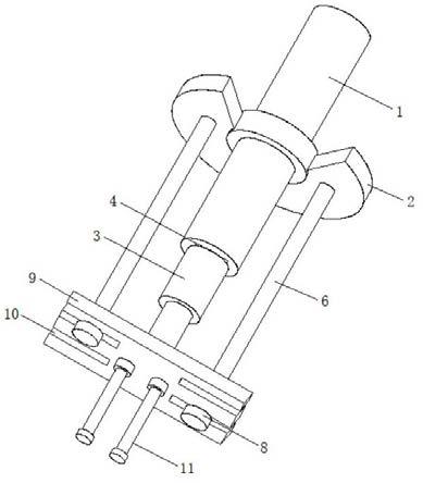 筛分机偏心轮拆卸装置的制作方法