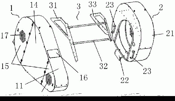 一种颚式破碎机带轮防护装置的制作方法