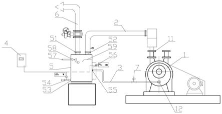 水环式真空泵水循环利用系统控制装置的制作方法