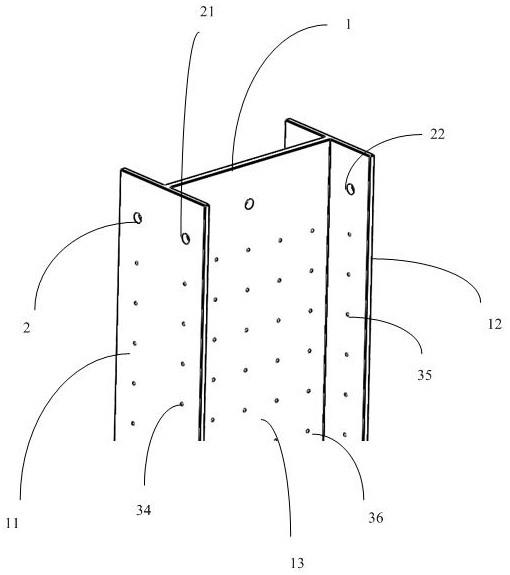 内插型钢的混凝土支护结构及其施工方法与流程