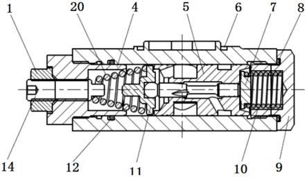 柱塞泵恒功率控制结构的制作方法