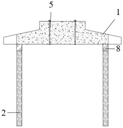 钻孔灌注桩与钢板桩组合式筒型基础结构及施工方法与流程