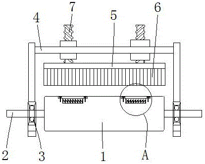 斜皮带输送机用调节改向滚筒的制作方法