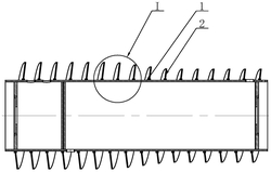 卧式筛网沉降离心机用的可拆卸螺旋叶片