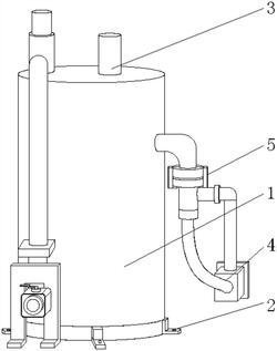 螺杆空压机油气分离及排气结构