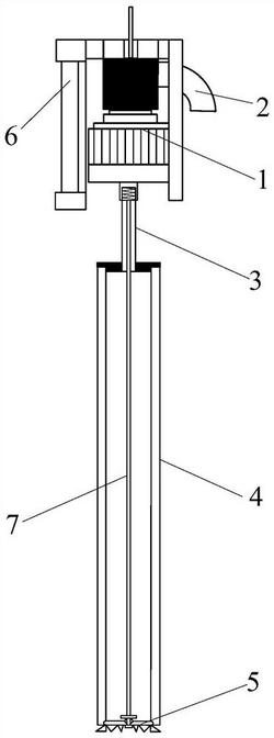 自钻式管柱支护装置及其方法