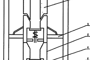 浮力置管及单向阀固井组合装置