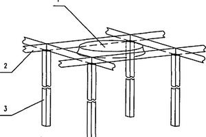 直接空冷装置平台密柱支撑结构