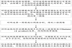 烧结热状态横向异质性在线定量测量方法