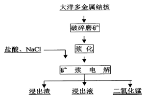 从大洋多金属结核中浸出有价金属的方法