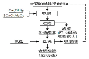 分离碱性浸出液中硒的方法