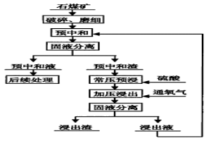 石煤的联合浸取钒的方法