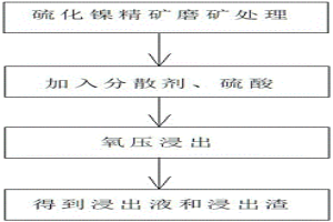 硫化镍精矿温和加压选择性浸出的方法