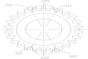 粉末冶金双排错齿链轮