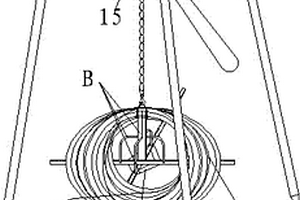 钢丝绳的简易放绳装置