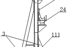 存放连铸机扇形段的双层存放台架