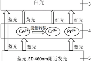 用于白光LED荧光转换的复合相透明陶瓷及其制备方法