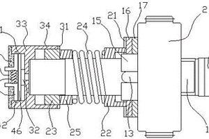 罗茨真空泵从动轴齿轮连接结构