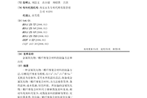 金属氧化物/棉纤维复合材料的制备方法和应用