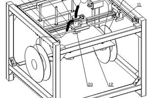 连续长纤维增强复合材料3D打印机及其打印方法