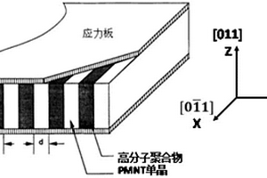 铁电单晶/环氧2-2结构及应力板加固的2-2结构复合材料