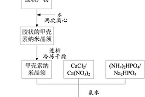甲壳素纳米晶须/羟基磷灰石复合材料及其制备方法和在3D打印人工骨中的应用