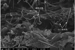 碳纤维/纳米纤维协同强韧陶瓷基复合材料及其制备方法