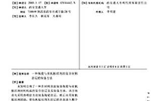 陶瓷与有机粘结剂的复合材料涂层的制备方法