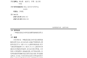 陶瓷基复合材料氮化硼界面相的改性方法