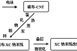 电泳与热蒸发技术原位合成难熔金属碳化物纳米线的制备方法