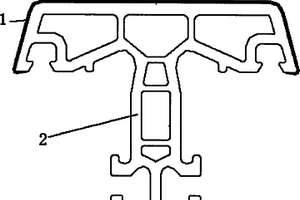 表面覆铝的门窗用PVC塑钢型材