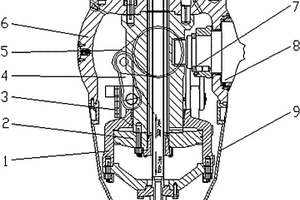 灯泡贯流机组小轮毂体桨叶操作缸动式装置