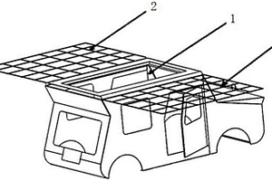 车用可伸缩太阳能电池结构及太阳能动力车