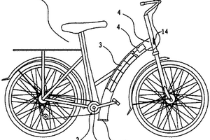中轴与电机二合一的电动自行车