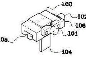 锂离子电池压盖机的气缸水平调节结构