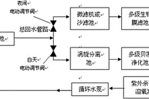 海水工厂化循环水系统的双通道水处理方法