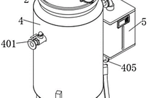 一种具有缓冲防护结构的氰尿酸加工用缓冲罐