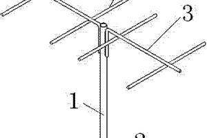 一种利用自身倾斜结构拉结支撑架体的连接件