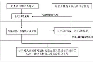 基于无人机多光谱遥感的茶树氮素诊断及品质指标测定的预测方法和系统