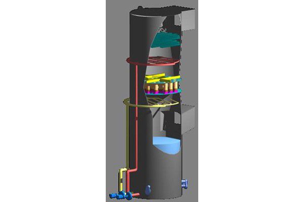 超强湍流传质塔的优势广泛适用于在各种工业窑炉烟气处理做到除尘脱硫脱硝一体化