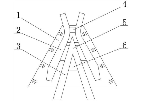 矿山有轨运输道岔接合器