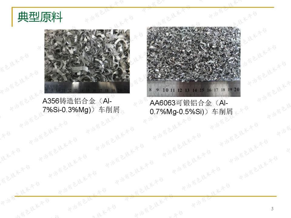 通过固态再生铝合金碎屑制备低成本高性能铝合金型材和零部件