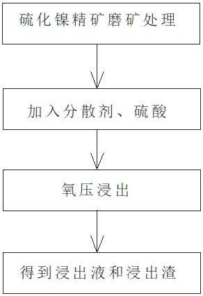 硫化镍精矿温和加压选择性浸出的方法