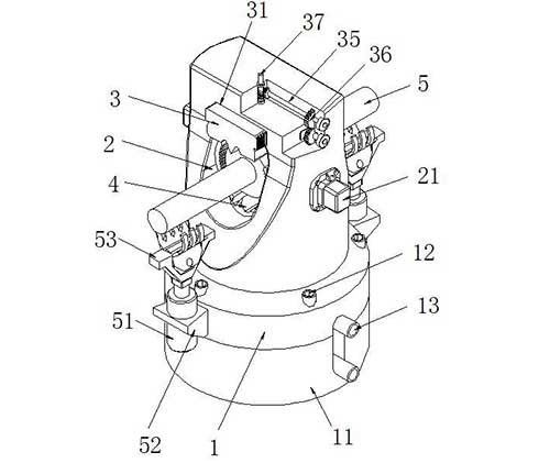 矿用柱形锚具自动解剖器