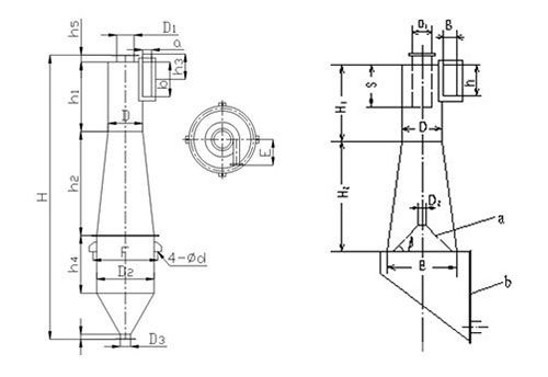 CLK扩散式旋风除尘器工作原理 CLK扩散式旋风除尘器工作原理