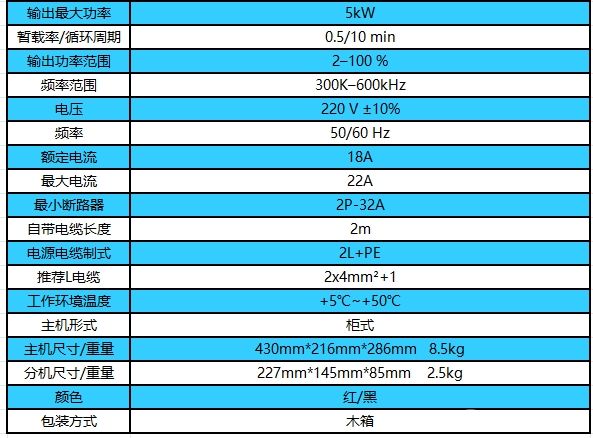 手持式超高频感应加热设备